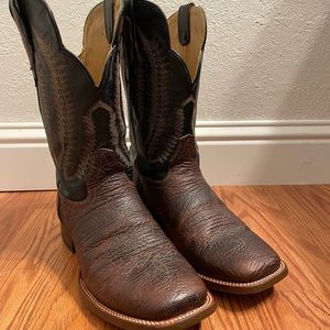 Cody James Men’s Brown Buck Boot Wide Square Toe 9